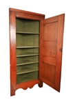 Early American Full Size Corner Cabinet