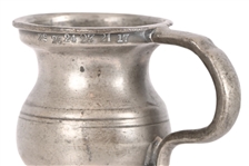 Collection of (6) Antique British Pewter Tankards