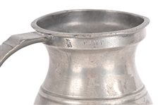 Collection of (6) Antique British Pewter Tankards