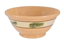Antique English Yellow Mochaware Collection