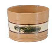 Antique English Yellow Mochaware Collection