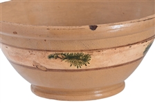 Antique English Yellow Mochaware Collection
