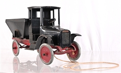 Large Buddy L Pressed Steel Pull Toy Truck