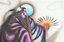 Robert Redbird Signed Original Painting