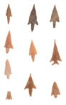 Collection Of Arrowheads (10)