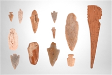 Collection Of Native American Artifacts