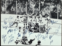 1980 USA Hockey Team Signed Photo