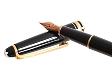 Mont Blanc Meisterstuck Gold Coated Pen Set