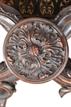 Antique Carved Lion's Head Dignitary/Royal Chair
