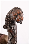 Antique Carved Lion's Head Dignitary/Royal Chair