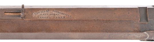 P.A. Reinhard Ohio Under-Hammer Percussion Rifle