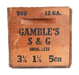Vintage Gambles Shot Shell Wood Crate
