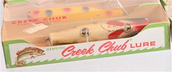 Collection of (13) Vintage Creek Chub Lures NOS