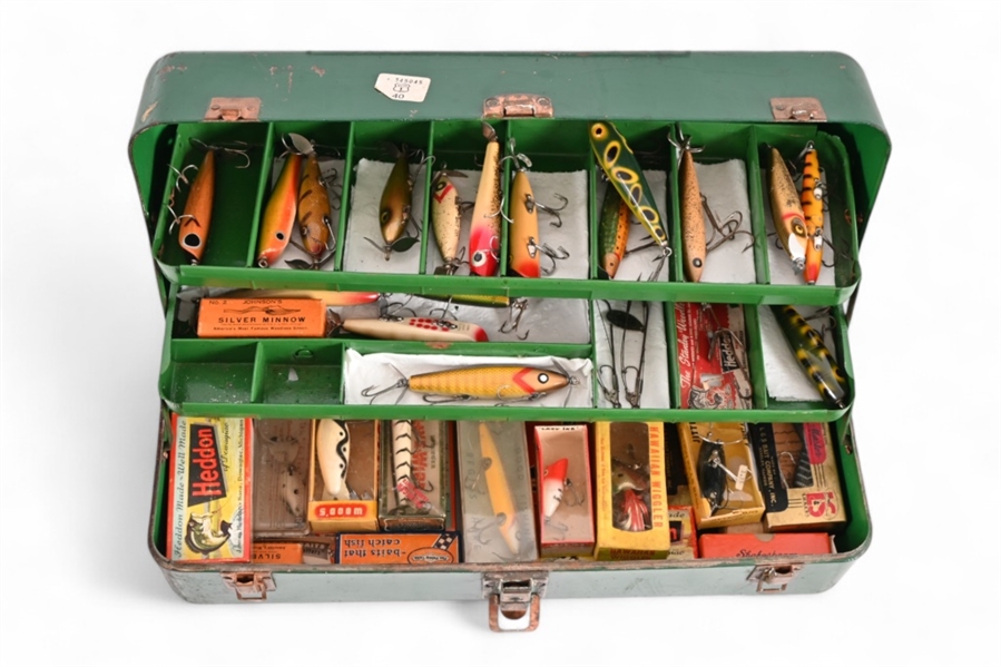 Tackle Box Full Of Vintage Lures