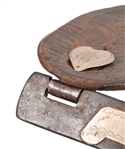Kelly & Crockett Marked Heart Button Spurs
