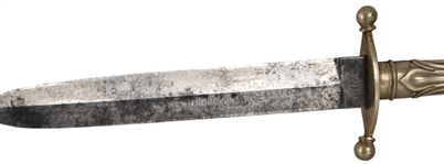 Scarce Manson Sheffield Etched Fighting Knife