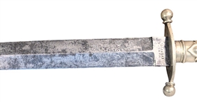Scarce Manson Sheffield Etched Fighting Knife