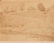 John Coffee Hays' Fernwood House Albumen Photo