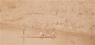 John Coffee Hays' Fernwood House Albumen Photo
