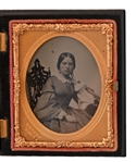Mrs. B. Dela Barra, Daguerreotype California