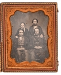 Daguerreotype Photo of Peralta Brothers California