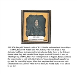Elizabeth Riddle, Daguerreotype San Antonio Texas