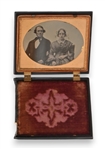 Unknown Couple, Daguerreotype c.1860-1870