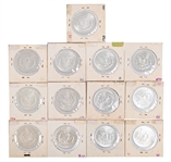 (13) Morgan Silver Dollars 1878 - 1921