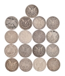 (17) Morgan Silver Dollars 1878 - 1921