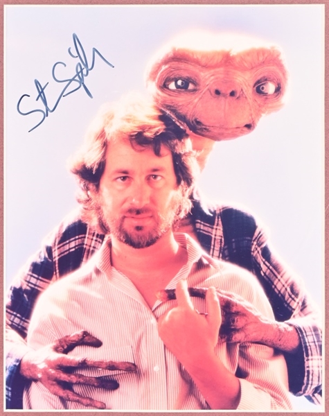 Steven Spielberg Signed E.T. Photo