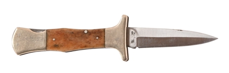 (2) Vintage Coffin Handle Folding Knives