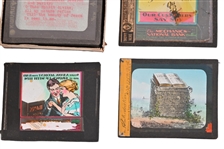 Antique Glass Lantern Slide Collection