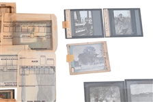 Antique Glass Lantern Slide Collection