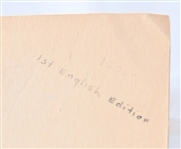 Einstein's Theory of Relativity First Edition