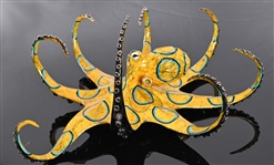 Chris Barela Creeper Octopus Bronze Sculpture