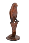 Brian Arthur Barn Owl on Branch Bronze