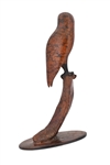 Brian Arthur Barn Owl on Branch Bronze