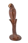 Brian Arthur Barn Owl on Branch Bronze