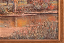 Herbert Sartelle Texas Landscape Oil Painting