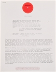 Willie Nelson Press Kit c.1980
