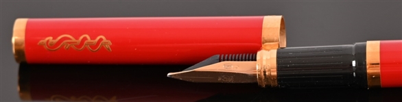 ST Dupont Paris Fountain & Rollerball Pen (Pair)