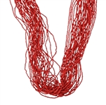 Indian Red Coral 30-Strand Necklace