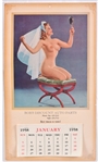 1956 & 1958 Pin-Up Girl Calendars