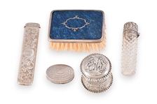Collection of Victorian Silver Ladies' Items